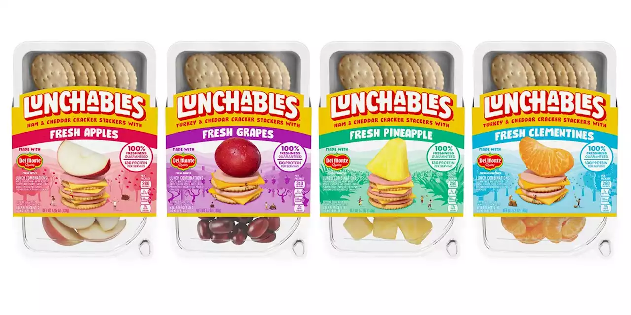 Lunchables now offering packs with fresh fruit instead of candy, cookies