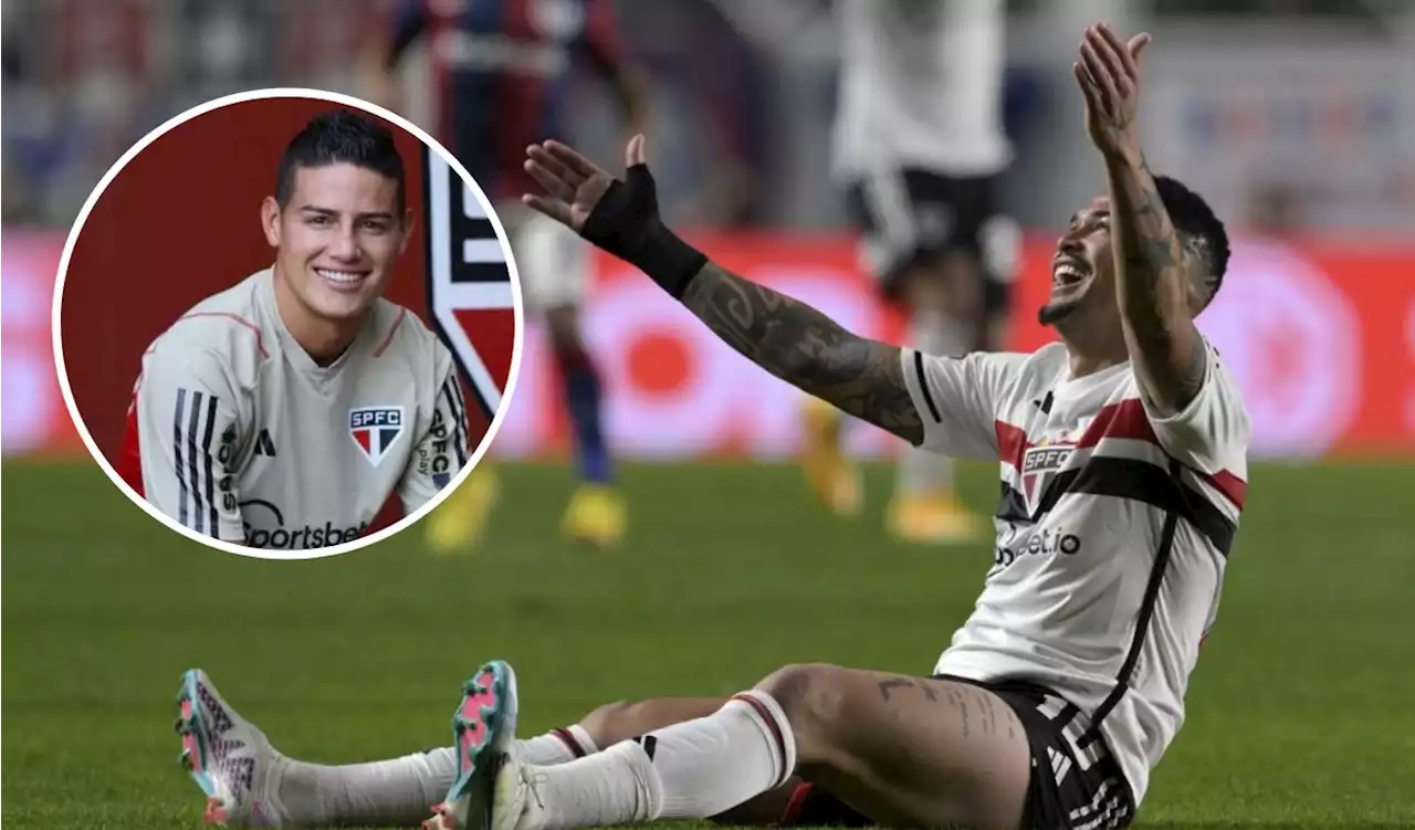 Sao Paulo la pasó mal sin James: derrota en la Sudamericana ante Sao Paulo