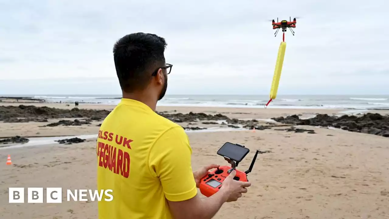 Lifesaving drone being trialled on Cornish beach