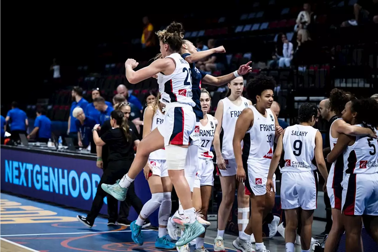 L'équipe de France U20 dans le dernier carré de l'Euro après avoir sorti l'Italie en prolongation - BeBasket