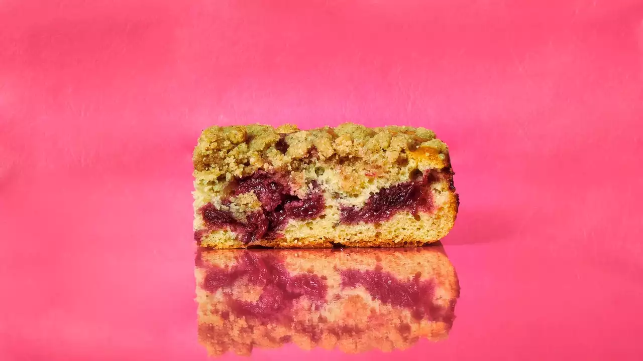 Sour Cherry Crumb Cake