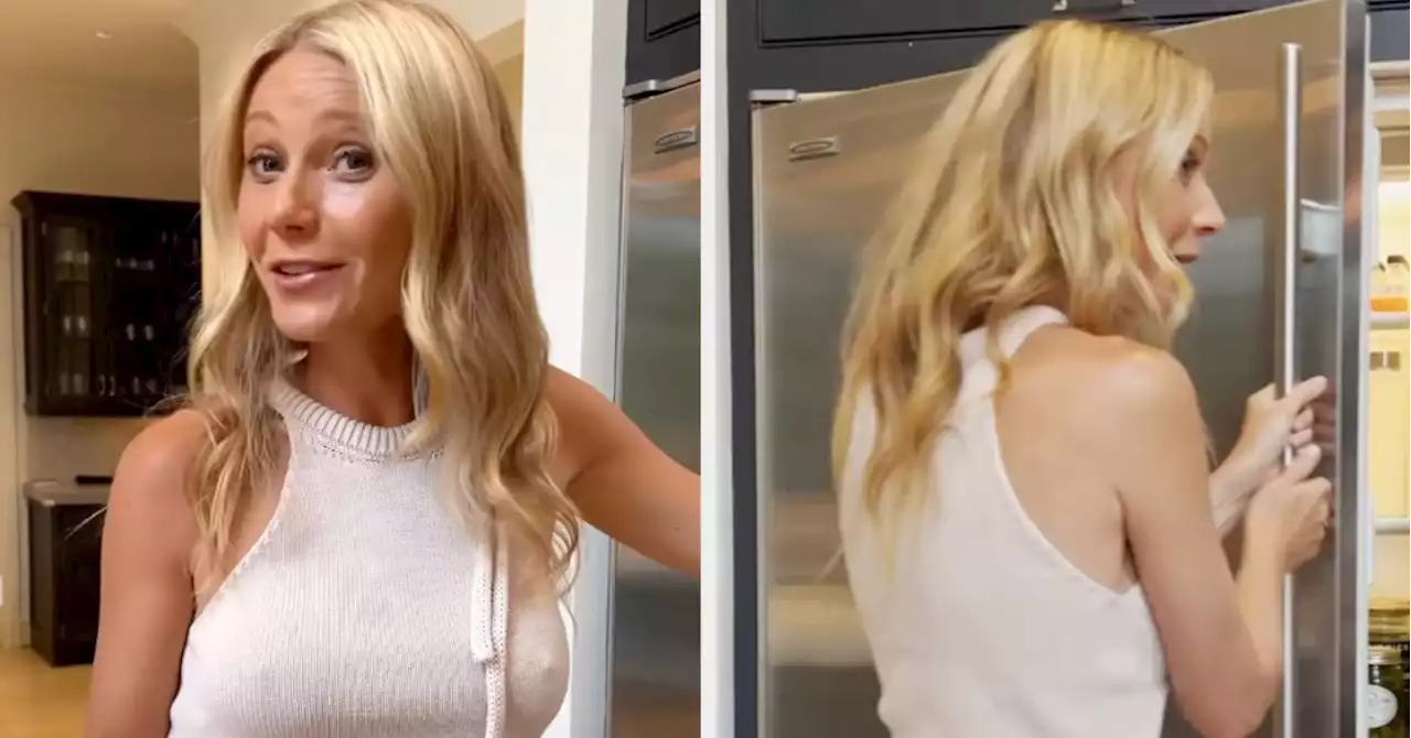 Gwyneth Paltrow Gave A Tour Of Her Refrigerator, And It's Way Less Weird Than I Thought It Would Be