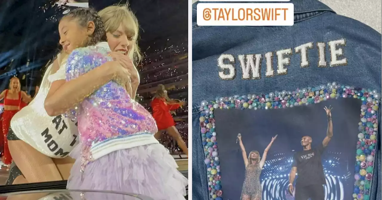 Taylor Swift Shared A Sweet Moment With Kobe And Vanessa Bryant's Daughter Bianka At Her Eras Tour