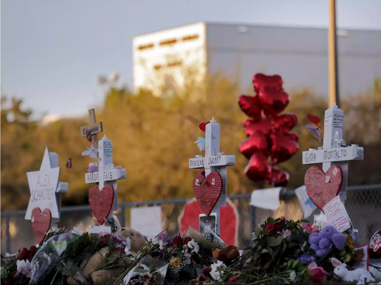 Congressional delegation tours blood-stained halls where Parkland school massacre happened