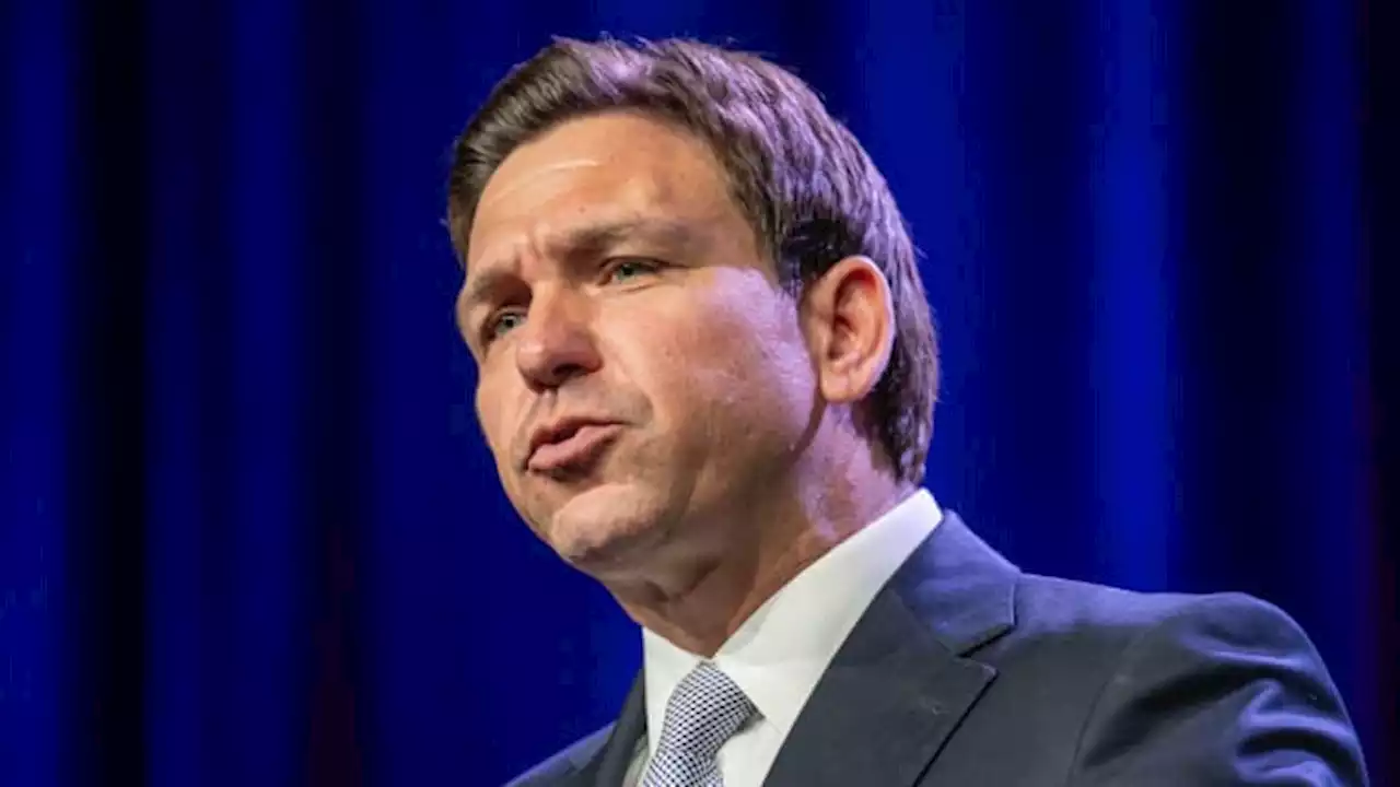 Republican presidential hopeful Ron DeSantis says he'll debate Gavin Newsom