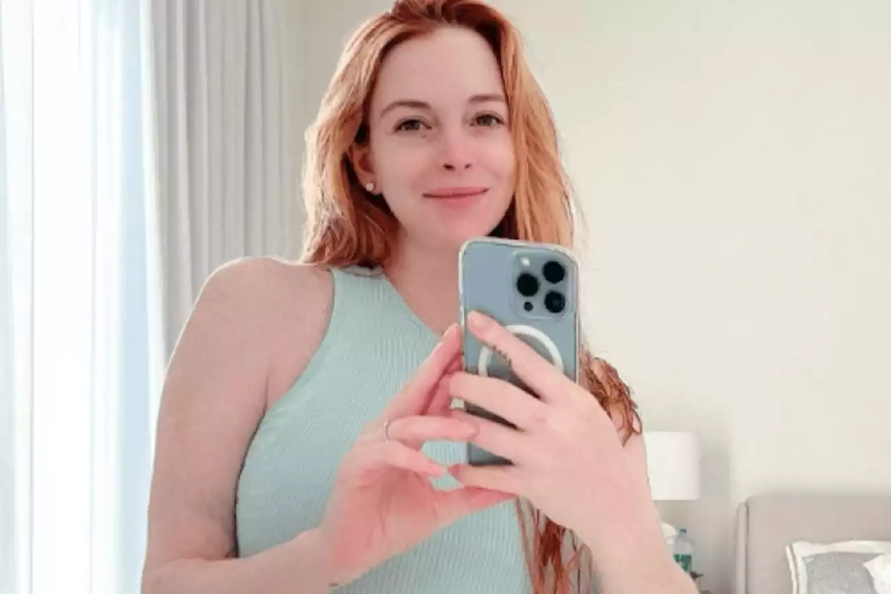 Lindsay Lohan Shares Note On Postpartum In First Pic Since Giving Birth, Quotes ‘Mean Girls’