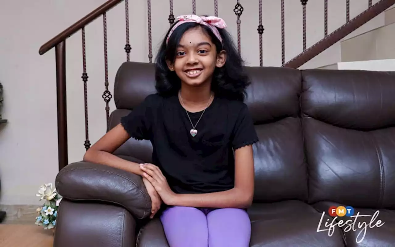 Recognised by Malaysia Book of Records, 9-year-old Rithika is in her element