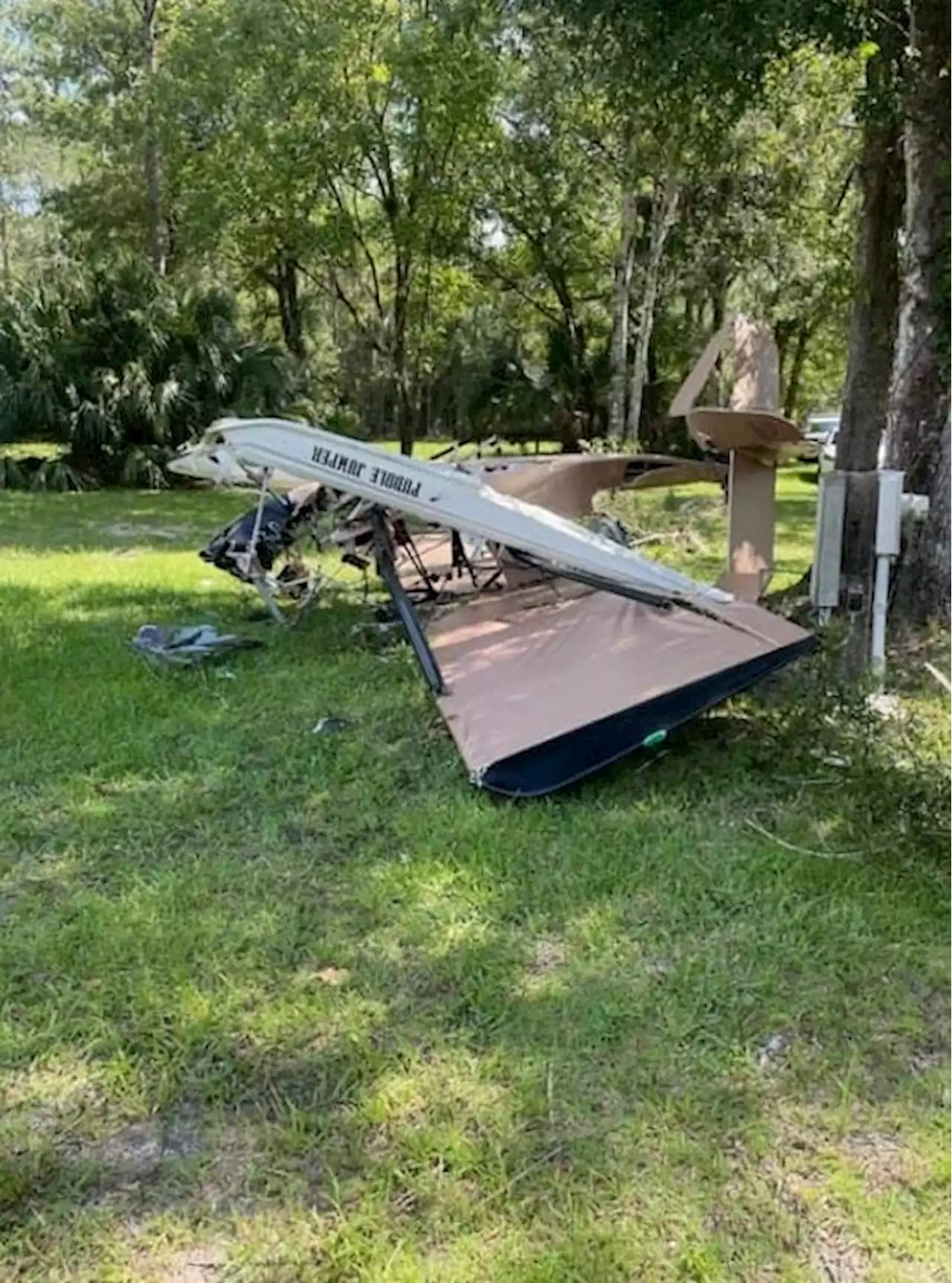 Plane crashes in Florida neighborhood, narrowly missing house: police