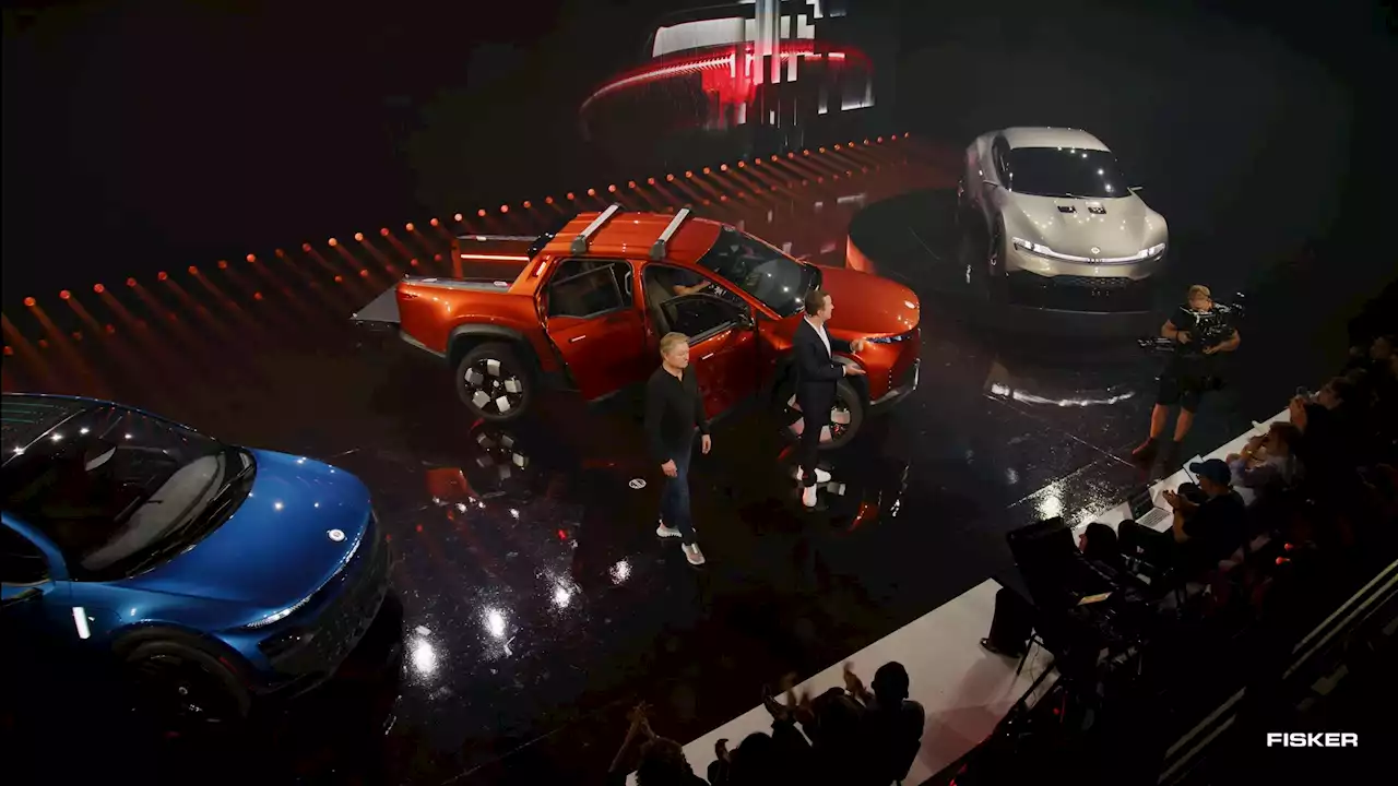 Fisker se lance à l'assaut de Tesla : voici le pick-up Alaska, le SUV compact Pear et la sportive Ronin