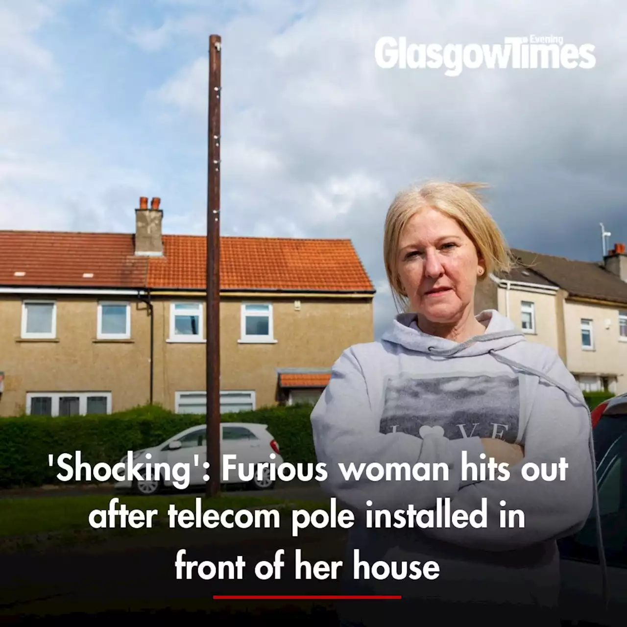 'Shocking': Furious woman hits out after telecom pole installed in front of her house