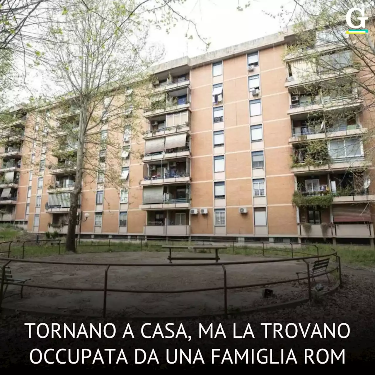 Tornano a casa, ma la trovano occupata dai rom