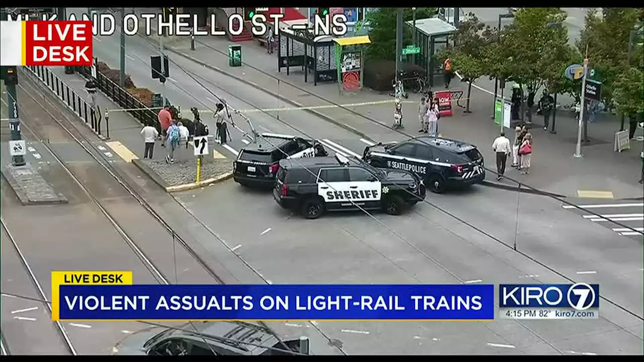 Consecutive attacks on Seattle light rail injures two people