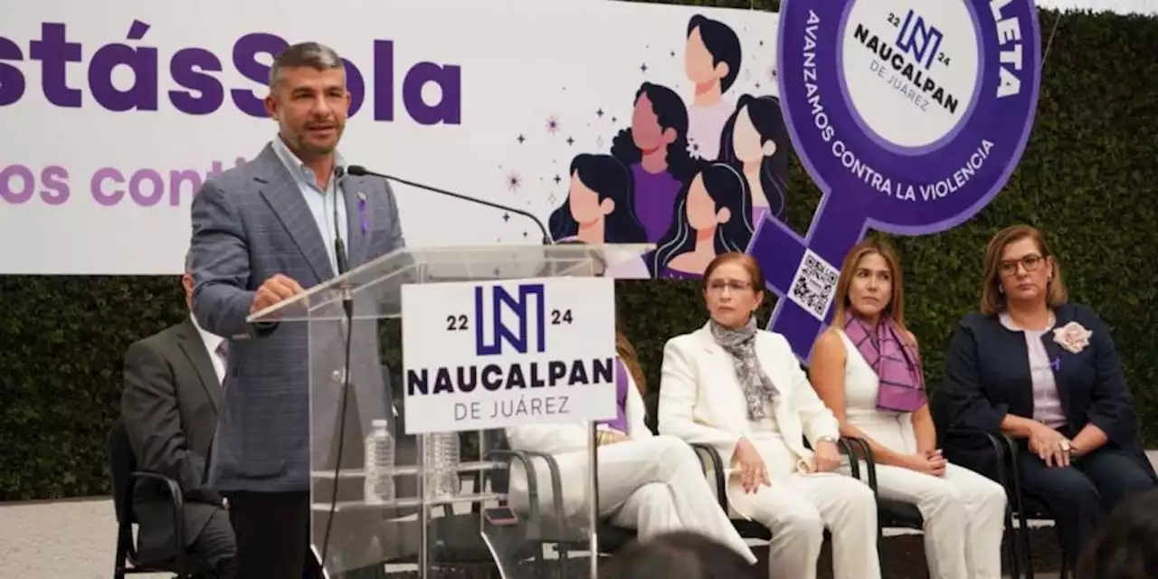 Mauricio Tabe lleva ‘Puntos Violeta’ a Naucalpan