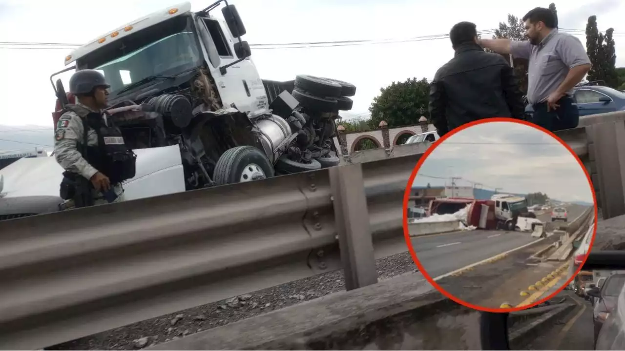 Cierran carretera Celaya-Salvatierra por accidente