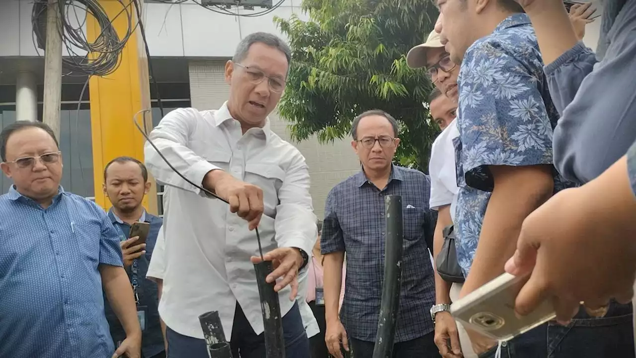 Heru Budi Panggil Operator Pemilik Kabel di Jakarta Usai Bikin Celaka Pemotor