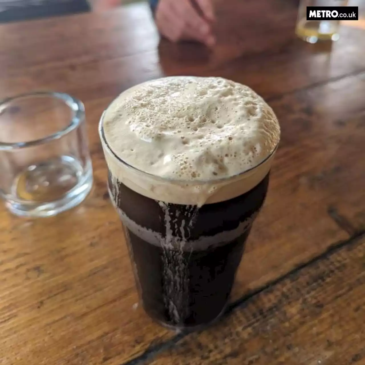 'There should be an arrest warrant for that crime': Pub's poor pint goes viral