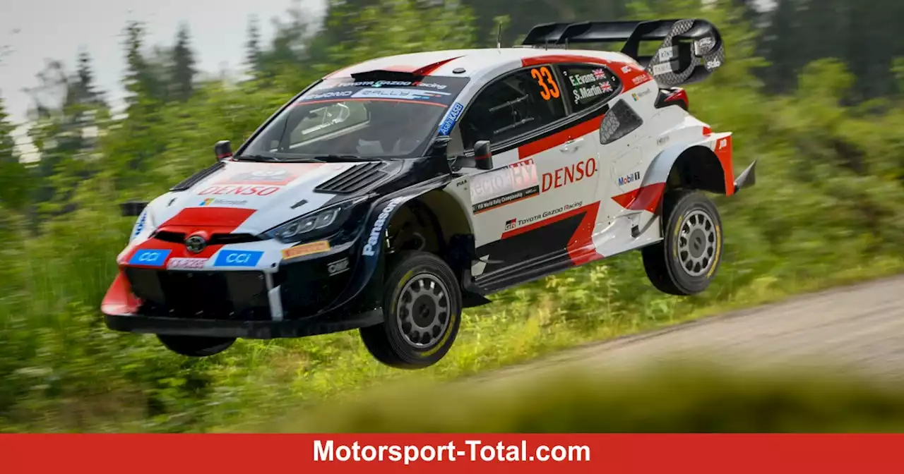 Rallye Finnland 2023: Evans führt, Rovanperä nach Überschlag raus!