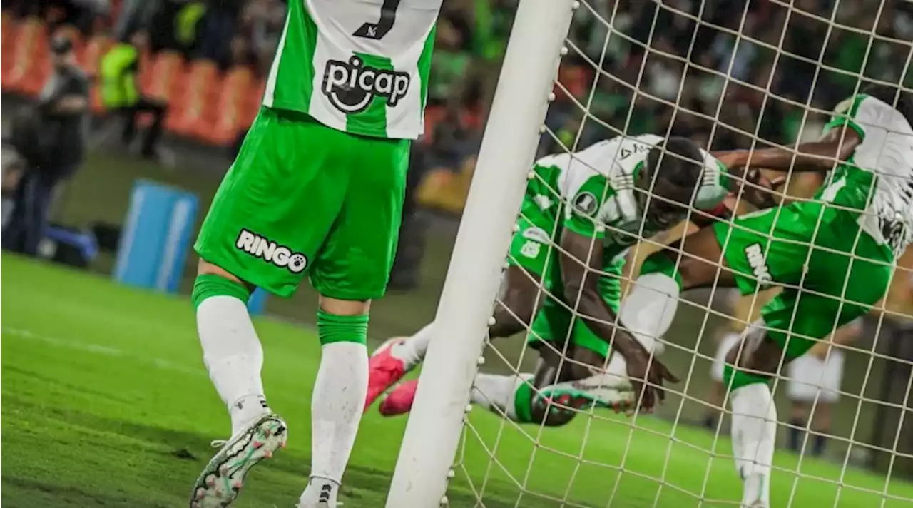 Cristian Zapata puso el primero para Nacional frente a Racing en el Atanasio