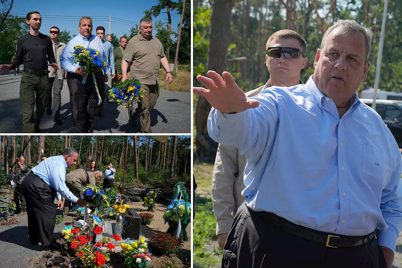 Chris Christie makes surprise visit to Ukraine, meets with Zelensky