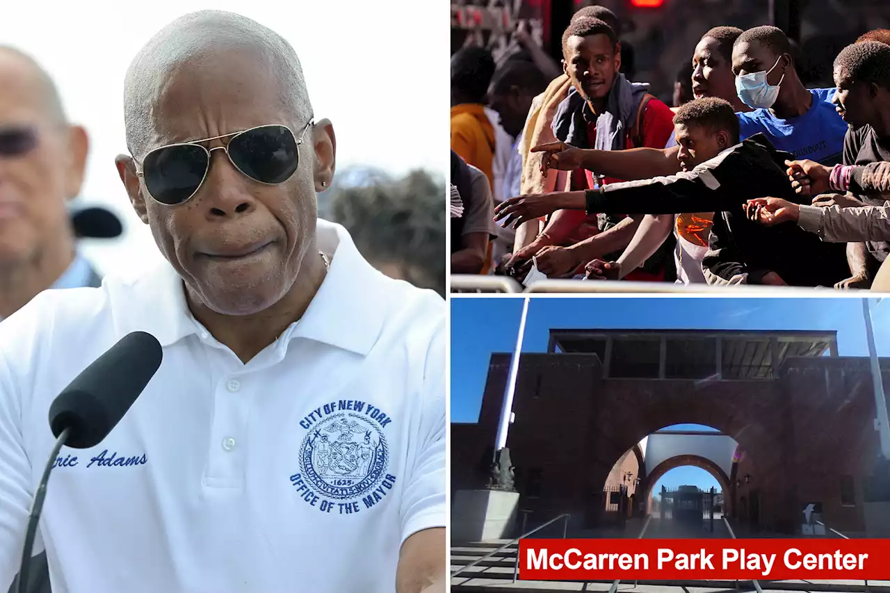 NYC Mayor Eric Adams to house 80 migrants in Brooklyn’s McCarren Park