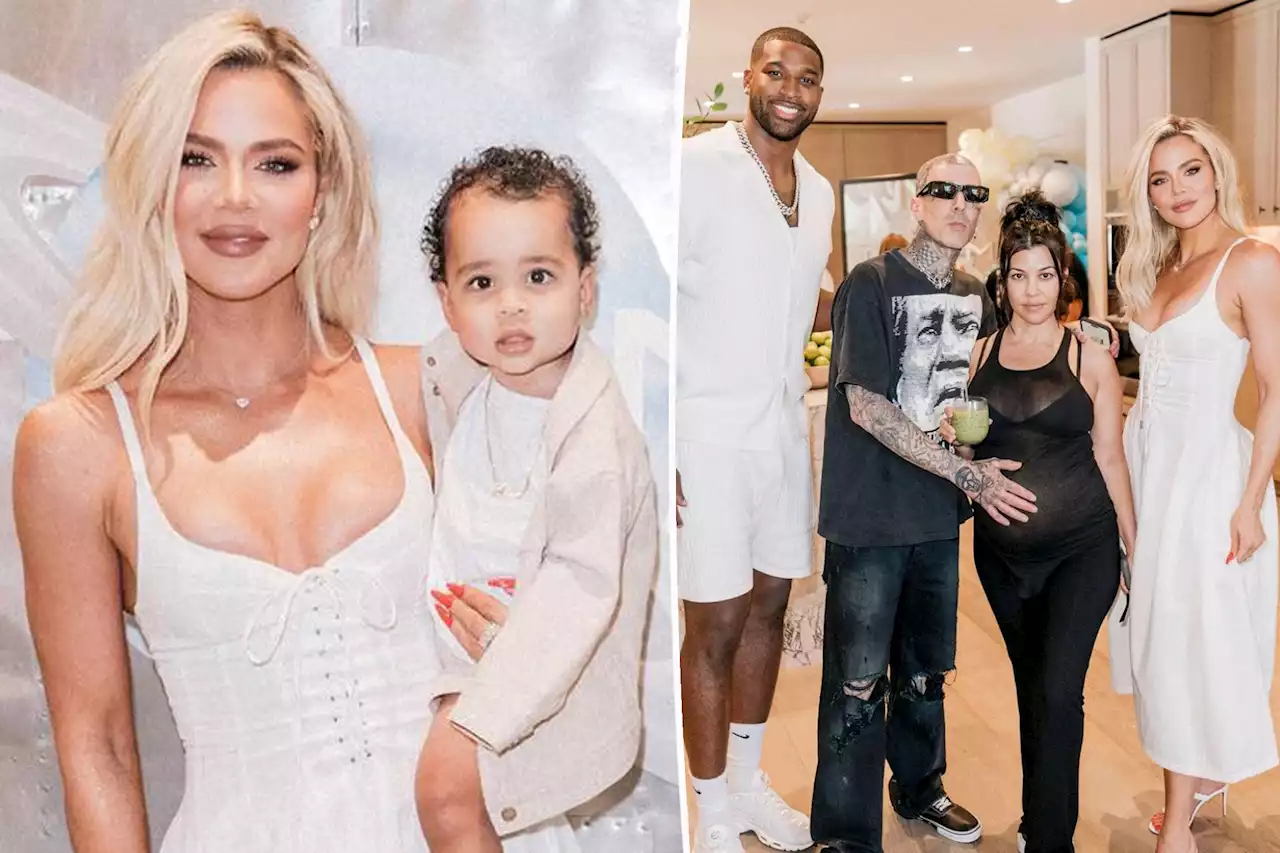 Khloé Kardashian shares photos of son Tatum, Tristan Thompson at lavish space-themed birthday party