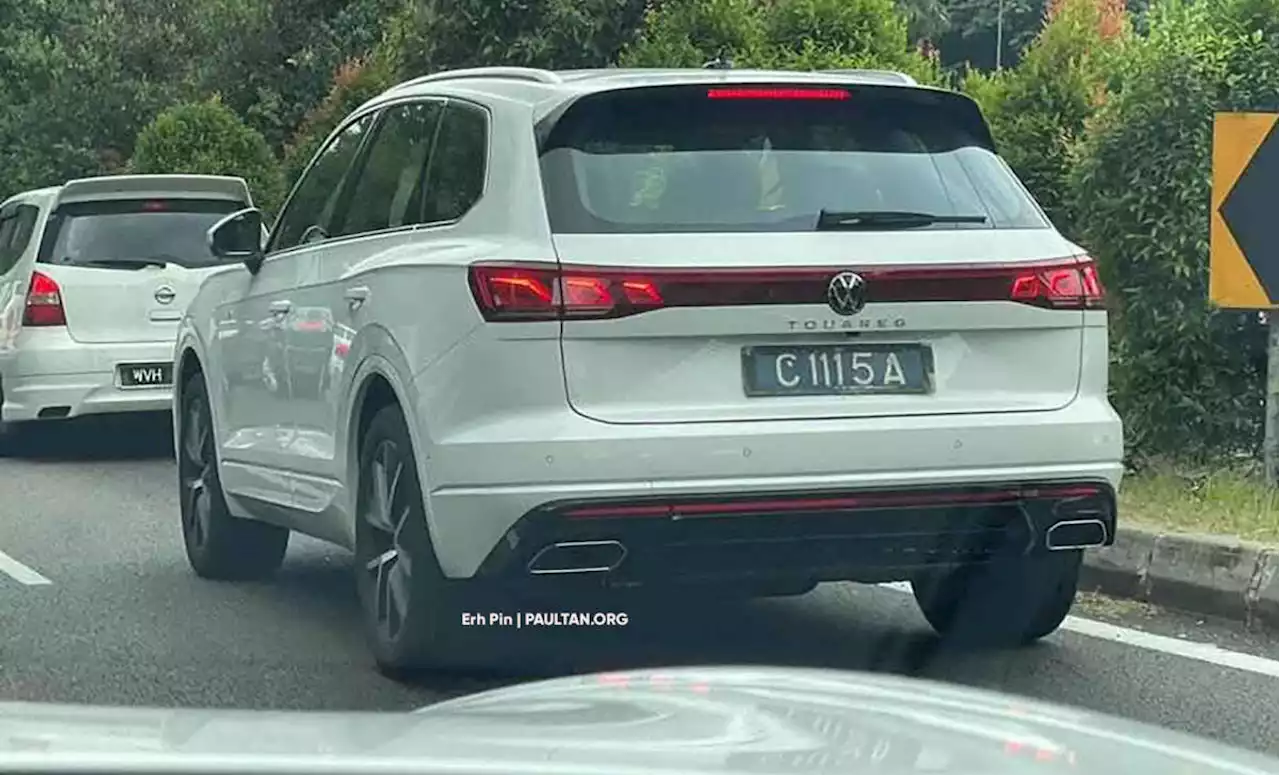 2023 Volkswagen Touareg facelift seen with Pahang trade plates, will it be CKD assembled in Pekan? - paultan.org