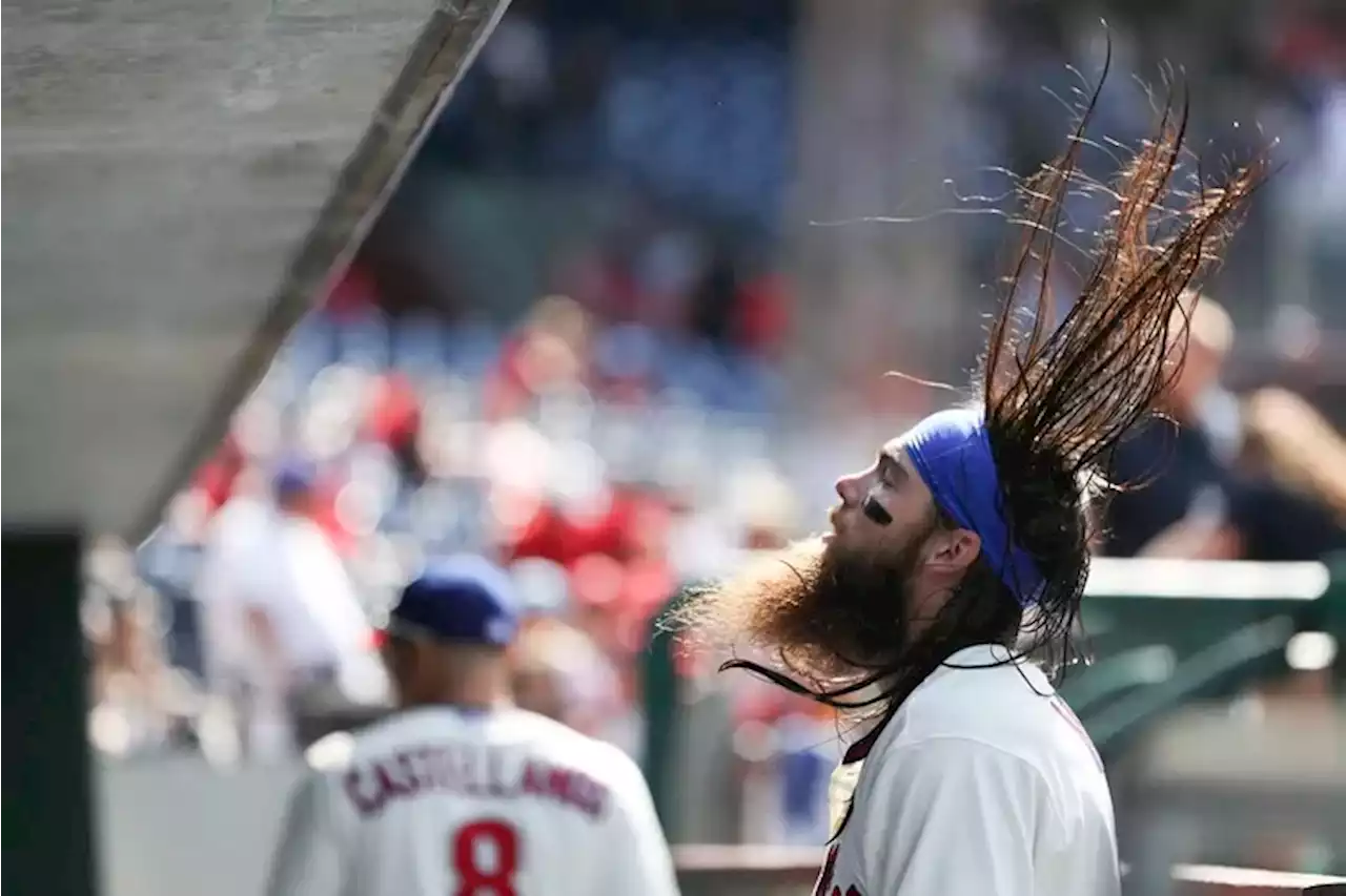 How new Phillie Michael Lorenzen sparked Brandon Marsh’s trend of pouring water on his head