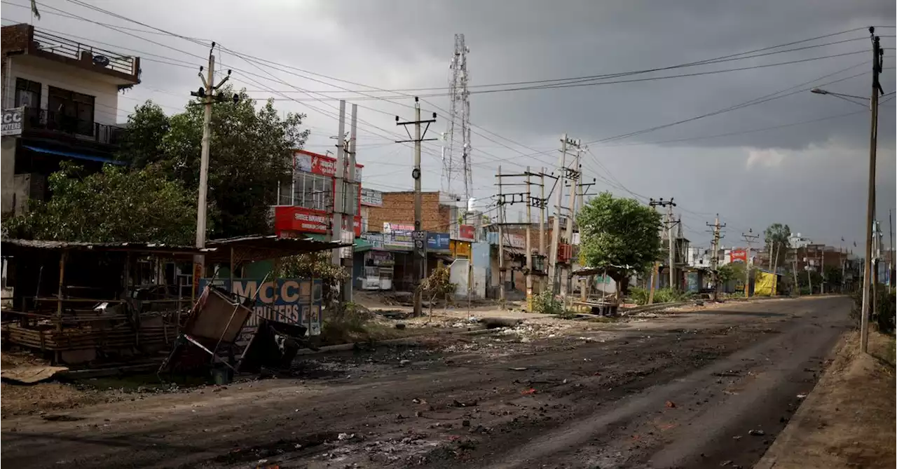 Authorities in India's Haryana demolish houses after procession attacked