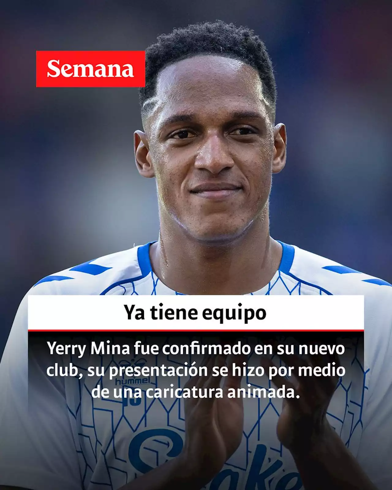 Yerry Mina ya está listo: su nuevo equipo confirmó el fichaje con caricatura de ‘Tom y Jerry’