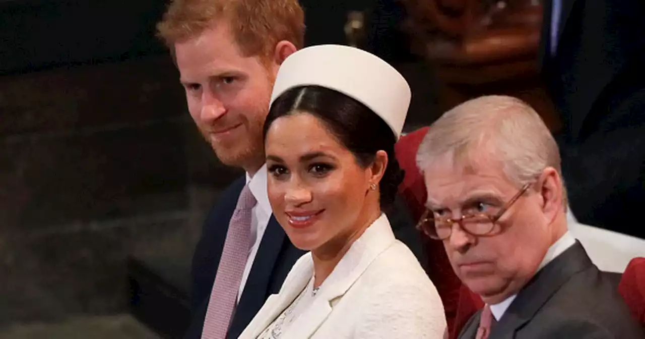 Harry and Meghan left out of Queen's memorial but Prince Andrew will attend