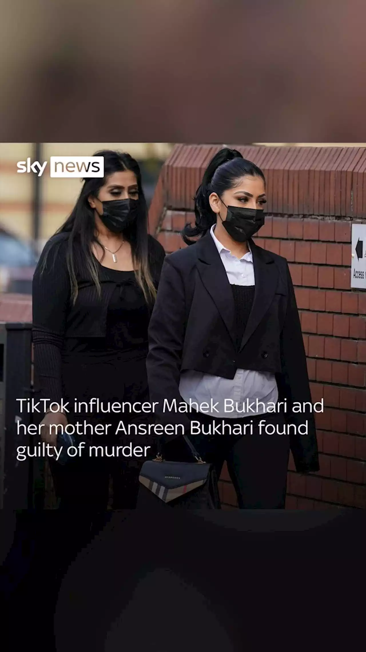 TikTok influencer Mahek Bukhari and mother found guilty of double murder after sex tape threat