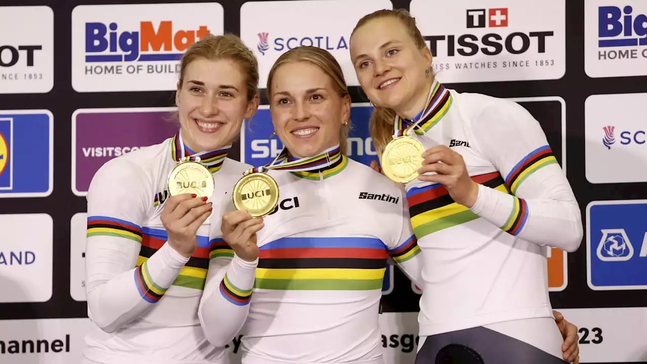 Rad-WM 2023: Weltrekord und Gold für deutsches Sprint-Team um Hinze & Co.!