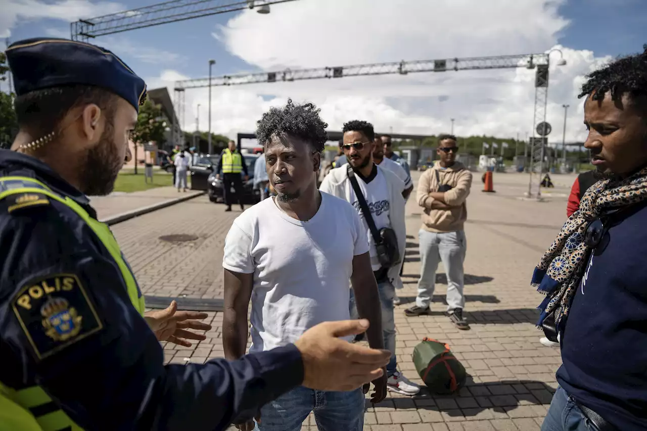 Här använder gränspolisen i Malmö den nya lagen