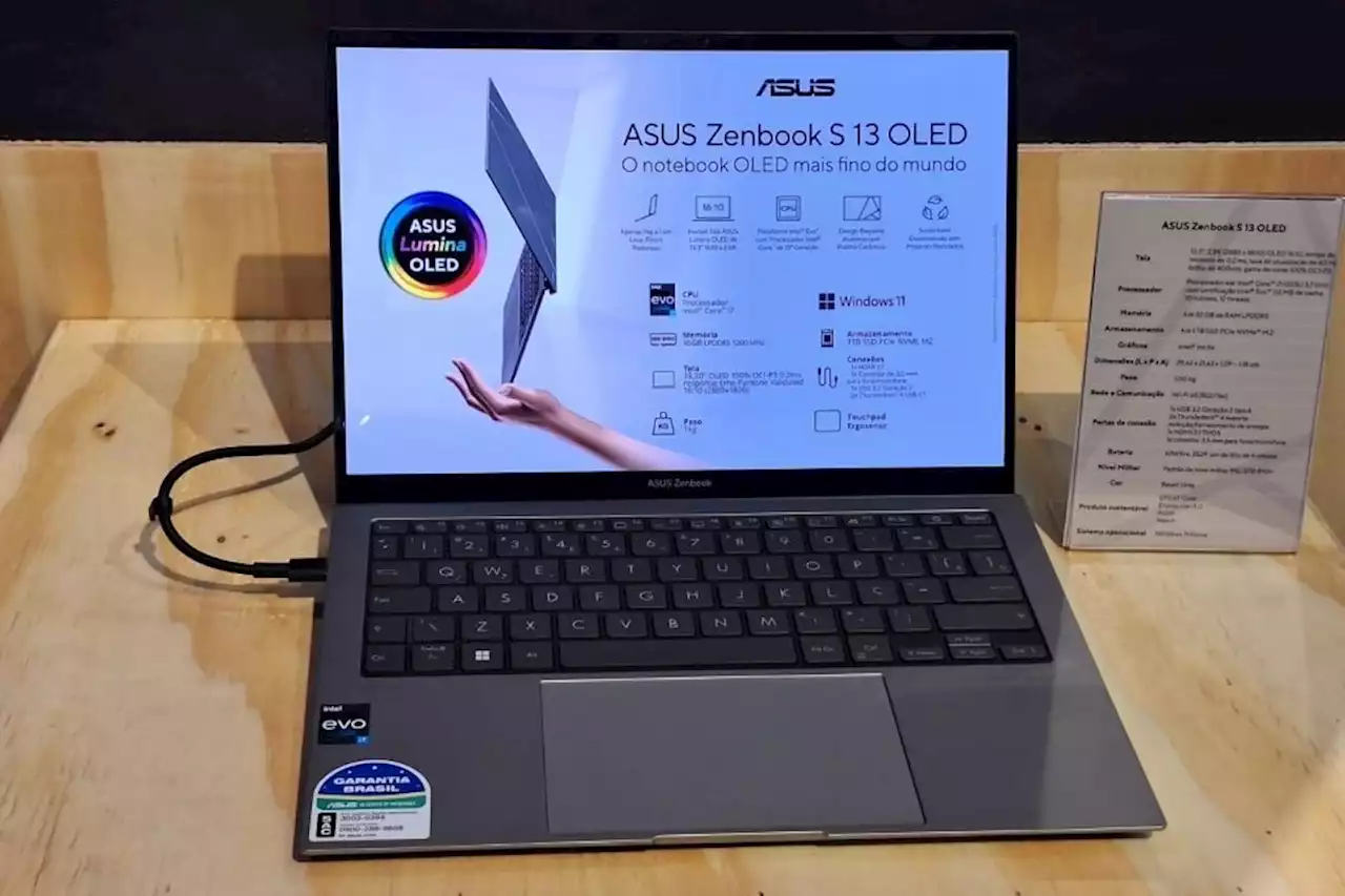 Asus lança notebook de 1 cm e mais 3 outros modelos no Brasil; confira