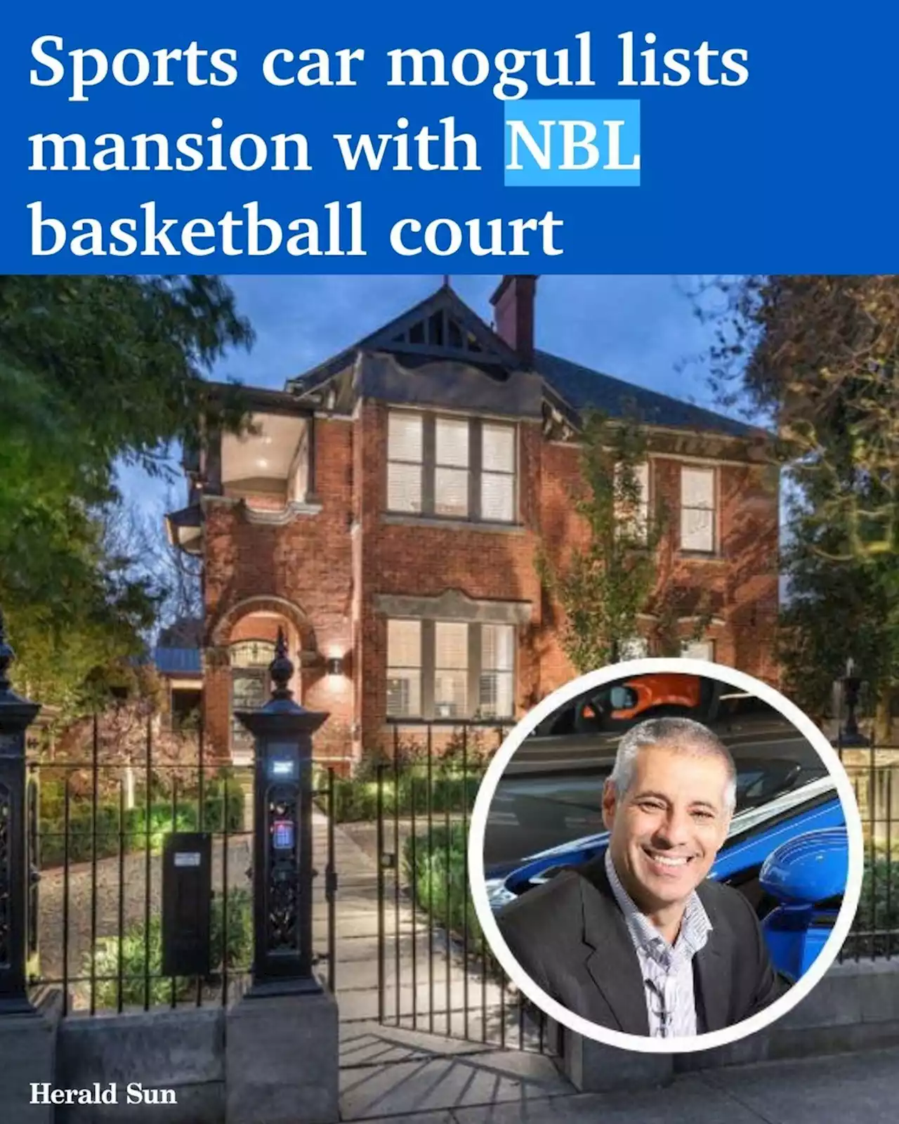 Armadale: Bobby and Catherine Zagame list palatial house with indoor basketball court - realestate.com.au