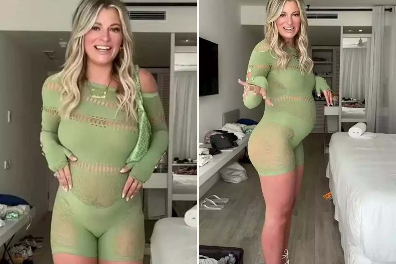 I loved wearing sexy outfits pregnant, but trolls slammed my sheer playsuit