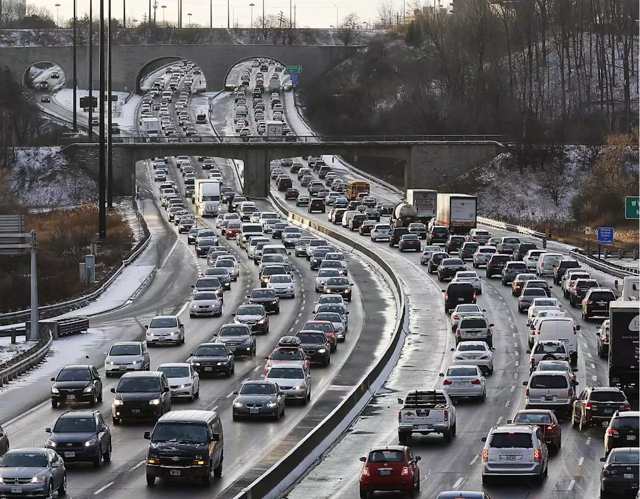 Naked duo spotted walking on DVP: Toronto Police