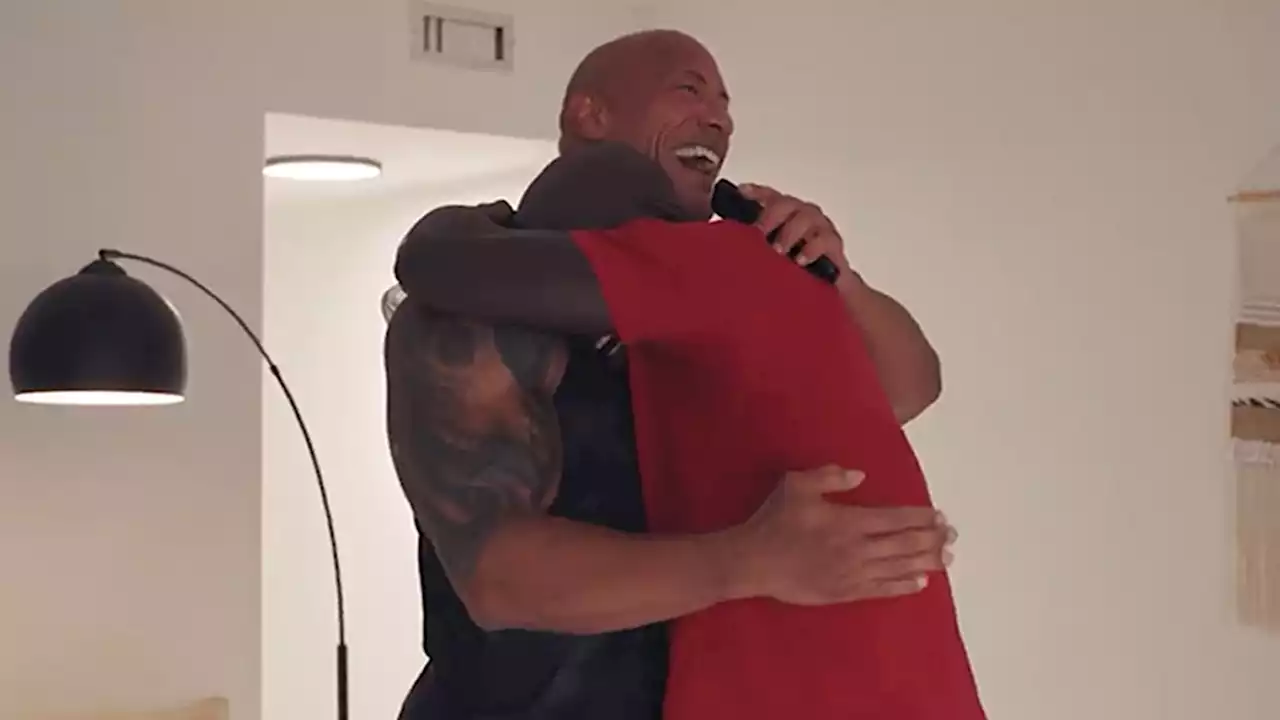 The Rock Gifts UFC's Themba Gorimbo New Apartment, 'No More Couch Sleeping!'