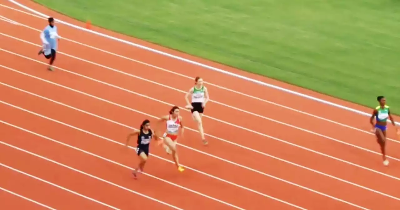 Official suspended for nepotism after wildly slow athlete finishes last in 100-meter race