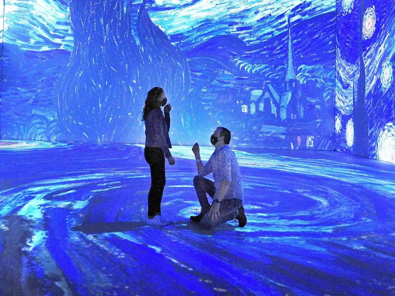 B.C. man's swoon-worthy proposal at van Gogh art exhibit to be cherished after his death