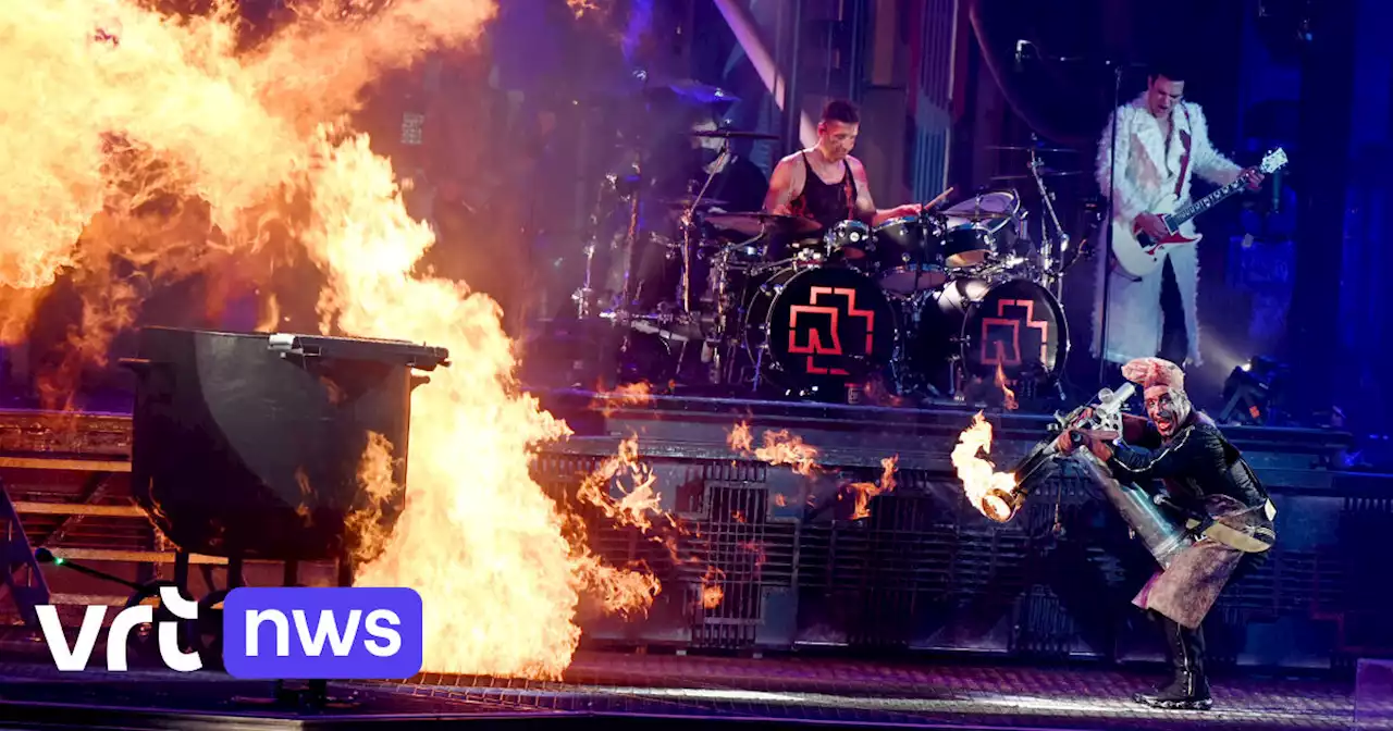 Rammstein in het Koning Boudewijnstadion: veel trouwe fans, veel vuur, weinig provocatie