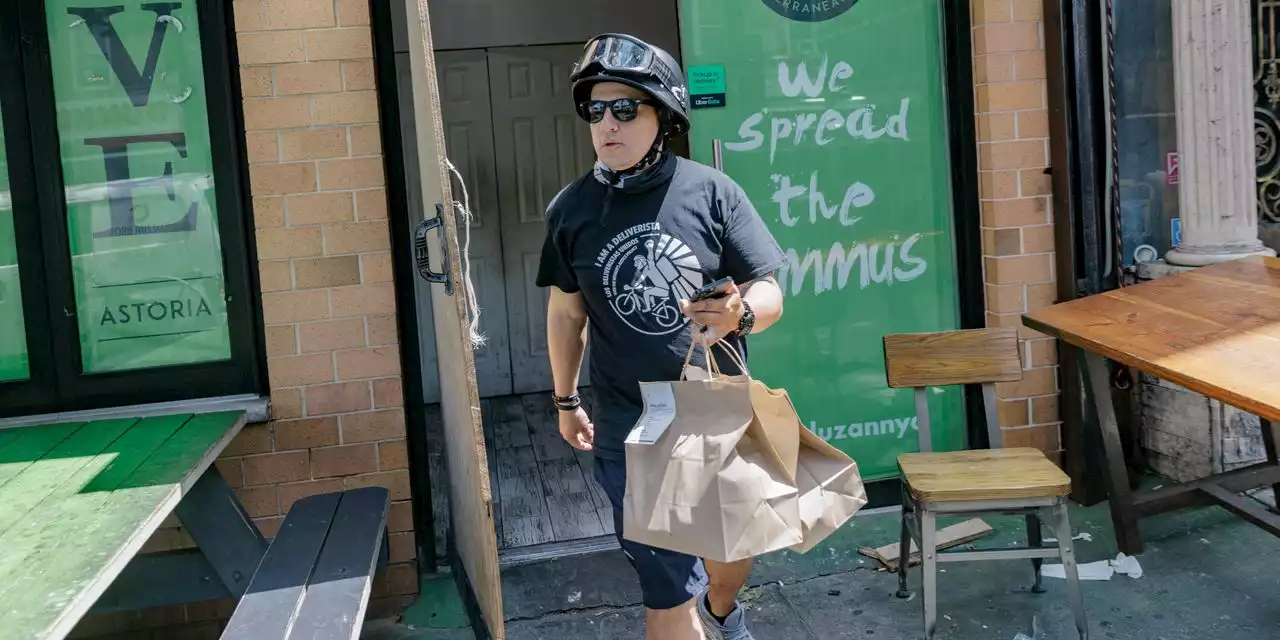 Food-Delivery Workers in New York City Launch Labor Fight ‘Just to Survive’