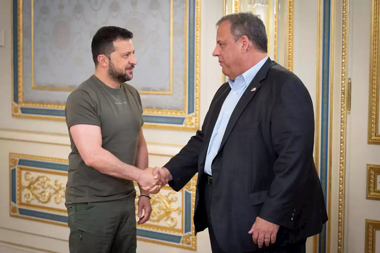 GOP presidential hopeful Chris Christie says 'inhumanity' of war is palpable during visit to Ukraine