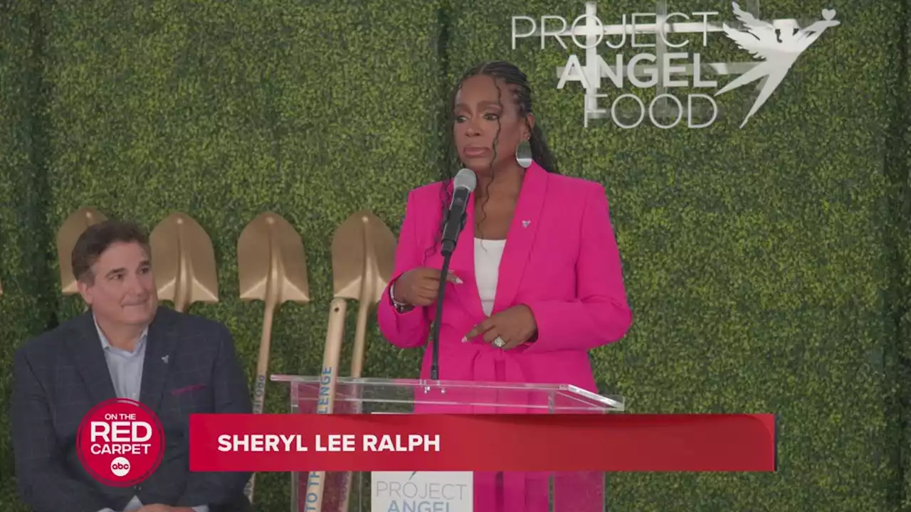 'Abbott Elementary' star Sheryl Lee Ralph gets emotional at Project Angel Food expansion project