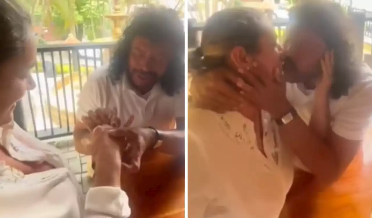 [Video] Higuita se fue de romántico y ahora tiene una cita en el altar: le dieron el SÍ