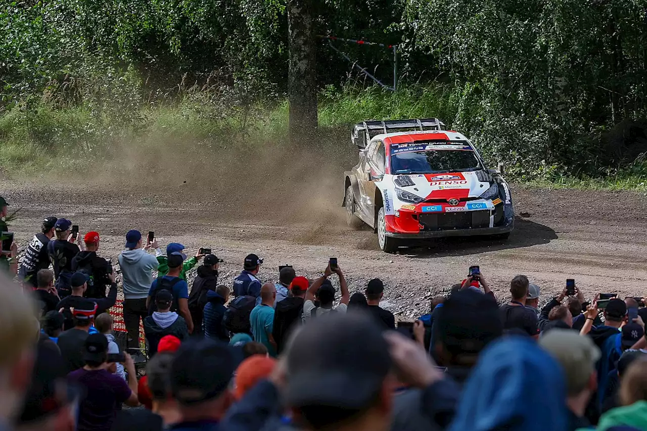 WRC Finland: Dominant Evans wins seven stages to open healthy lead