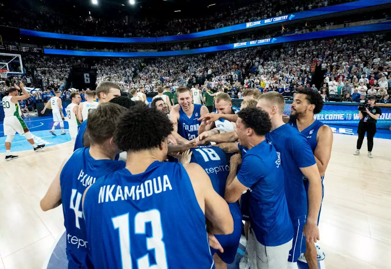 Le néo-Parisien Mikael Jantunen donne la victoire à la Finlande contre la Lituanie devant 13 054 spectateurs - BeBasket