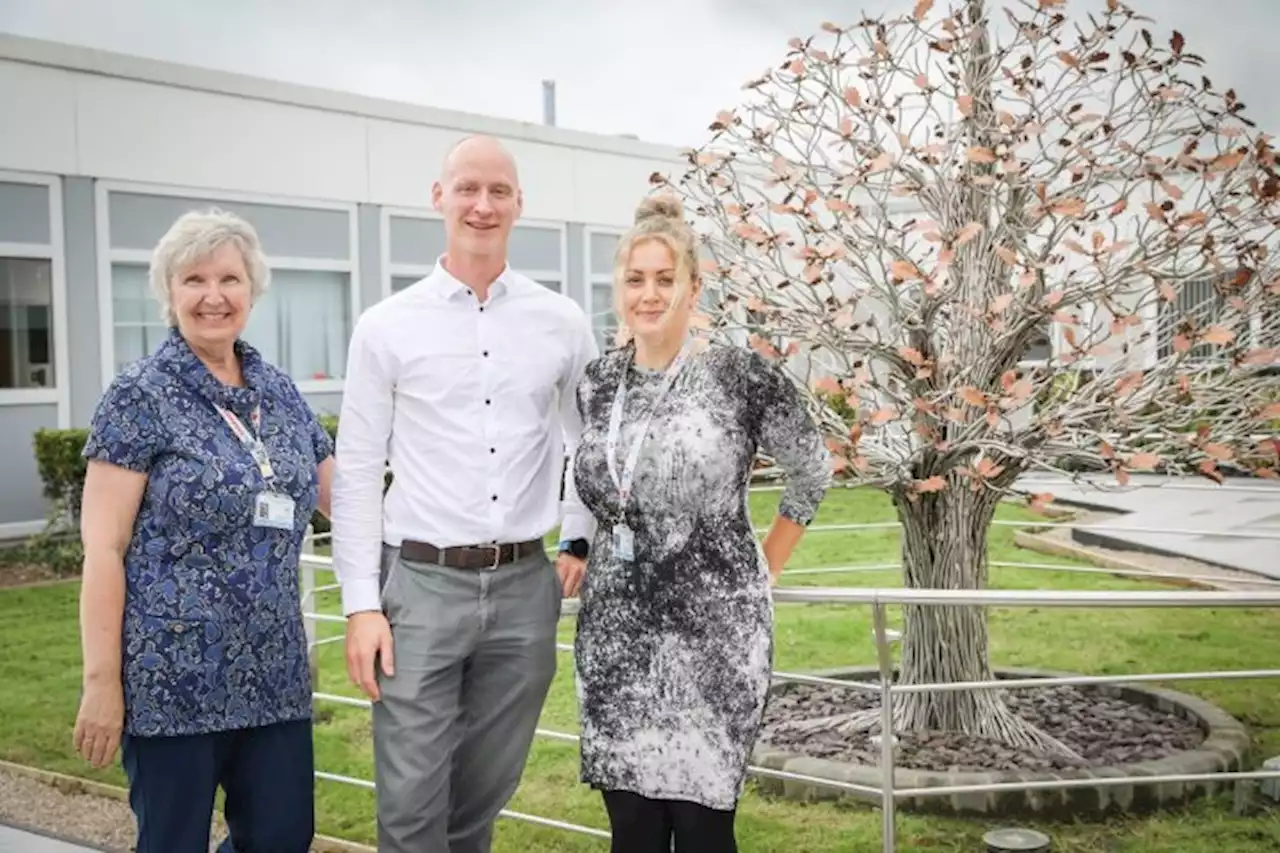 Memorial garden to Covid victims and organ donors at Royal Preston Hospital