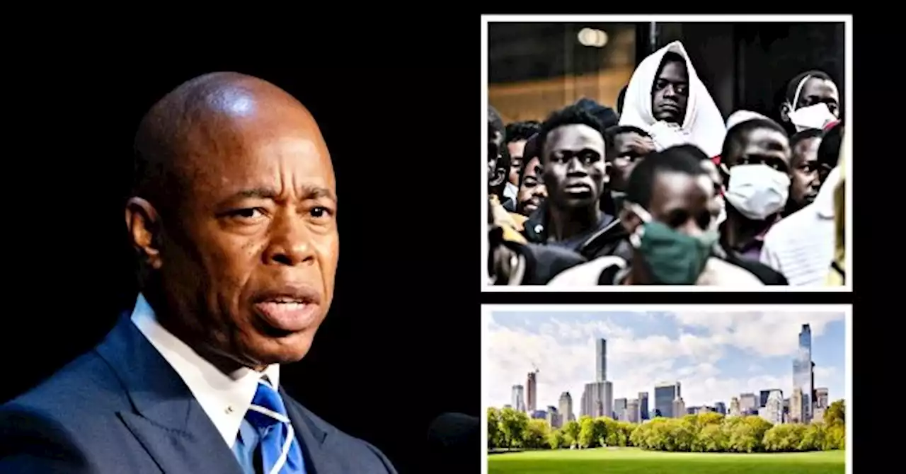 NYC Mayor Eric Adams Considers Opening Migrant Camp in Central Park