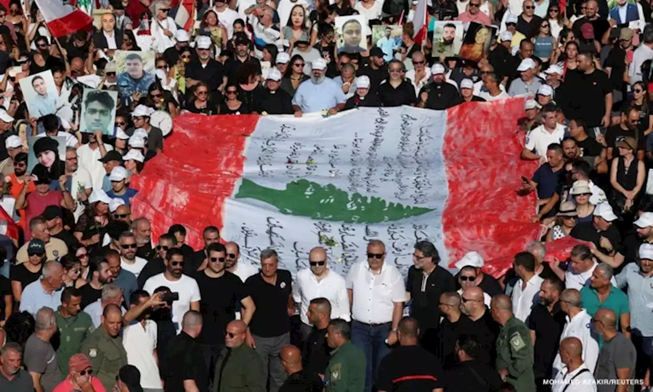 Protesters demand answers on third anniversary of Beirut port explosion